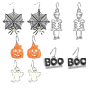 5 Pairs Halloween Earring For Women Ghost Halloween Stud Earrings