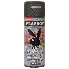 PLAYBOY NEW YORK by Playboy DEODORANT BODY SPRAY 5 OZ