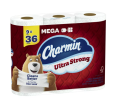 Charmin Ultra Strong Toilet Paper, 9 Mega Roll