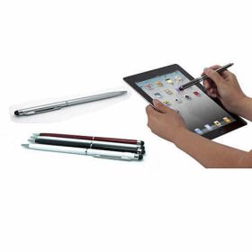 Aristocrat 2 in 1 stylus pen with built in pen and stylus (Color: White)