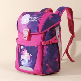 Sunveno School Bag Children's School Backpack Kids Backpack for Boys Girls Elementary Kindergarten Preschool School Bag (Color: pink)