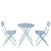 Round 2 Person - 23.6" Long Bistro Set (7 Colors Available)